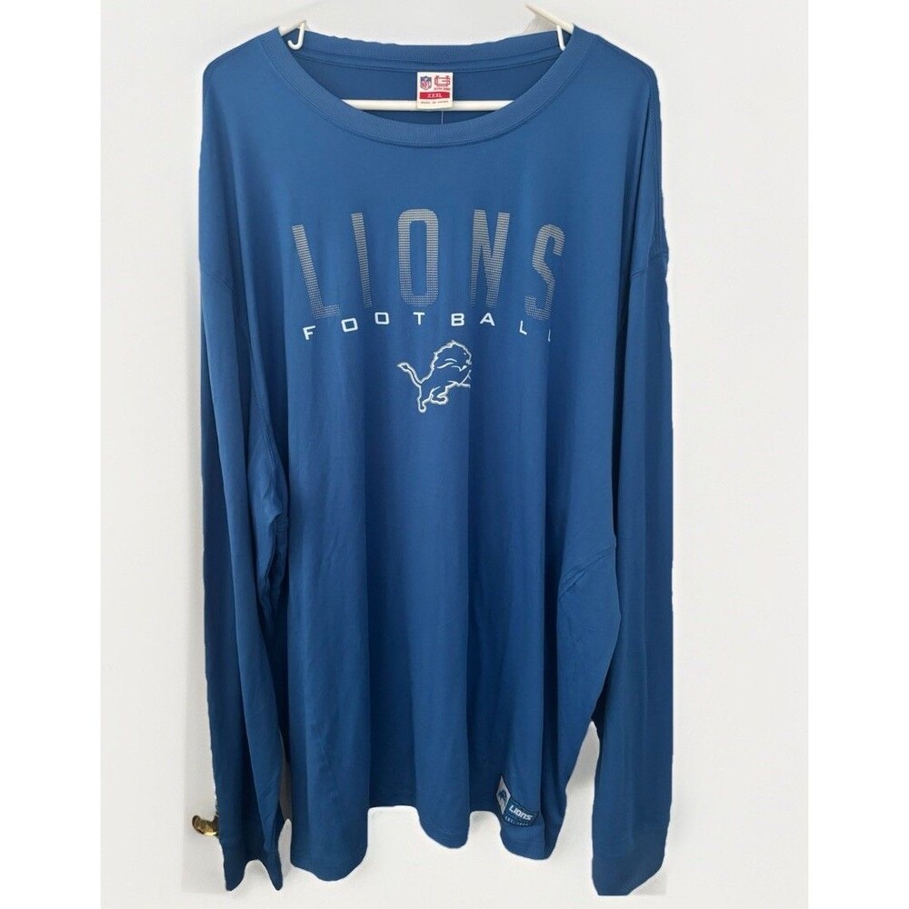 Detroit Lions NFL Ultra Game Apparel  Long sleeve T shirt size XXXL